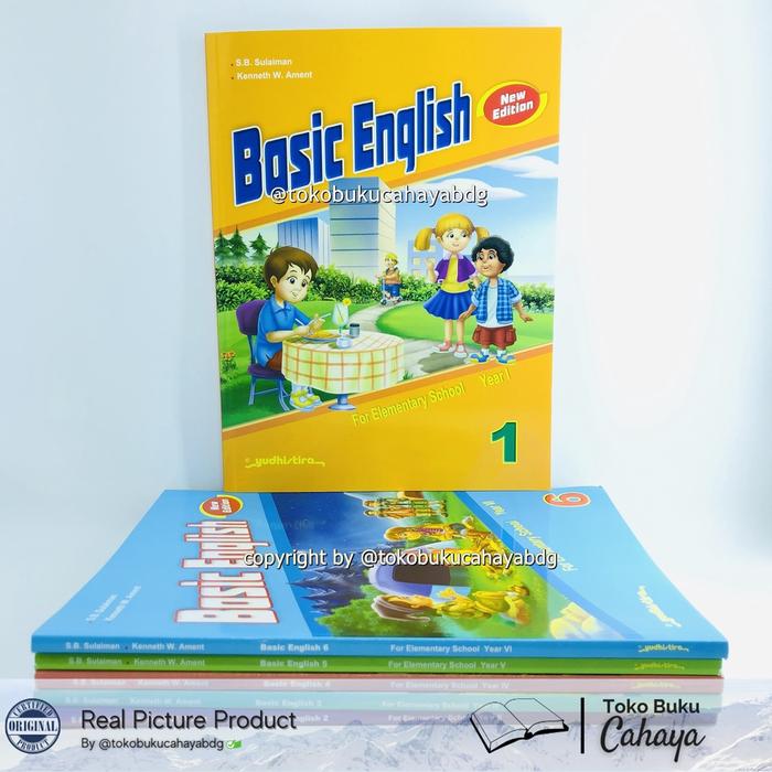 Jual Buku Bahasa Inggris Sd Basic English Kelas 1 2 3 4 5 6 Yudhistira ...