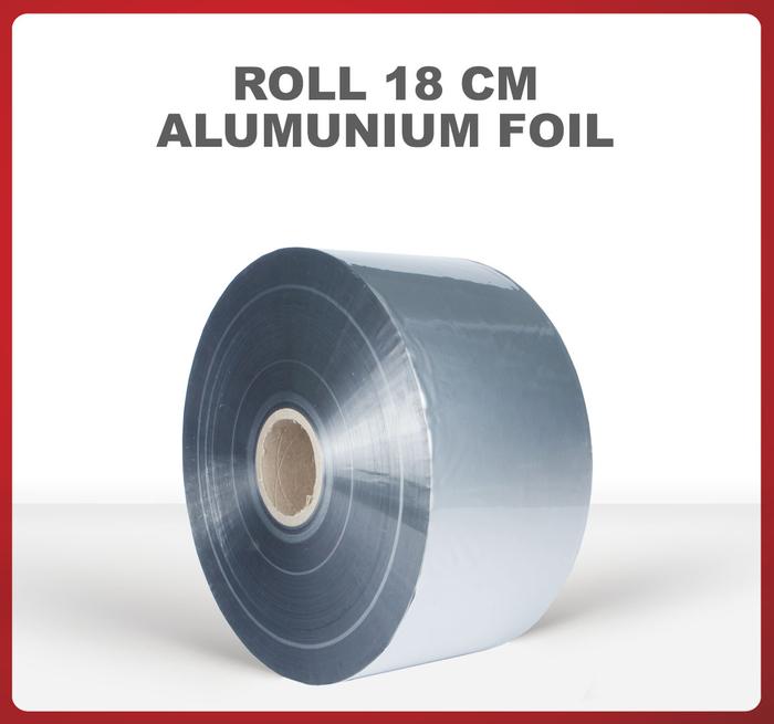 Gambar Roll Plastik Kemasan Aluminium Foil Silver lebar 18cmx1000m dari Kemasan retail undefined Tokopedia