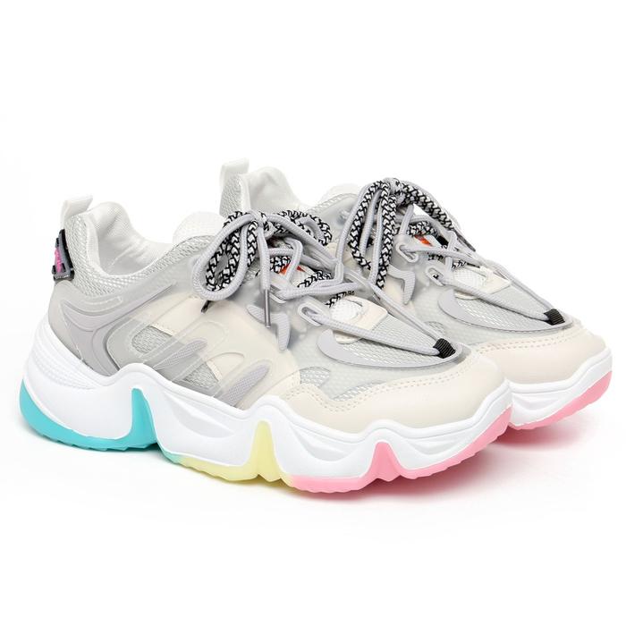 Gambar Mujigae Sepatu Sneakers Wanita Sport Shoes 242 - Sol Pelangi G dari Futuresteps undefined Tokopedia