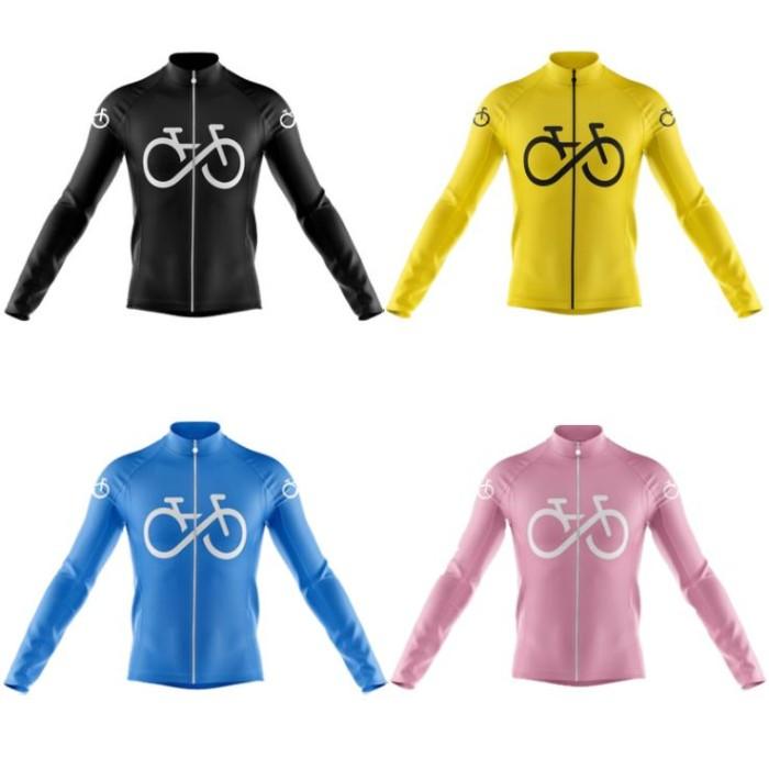 Gambar Baju Jersey Sepeda Lengan Panjang Roadbike MTB BICYCLE BOOTH - hitam, s dari SVKABIKE undefined Tokopedia