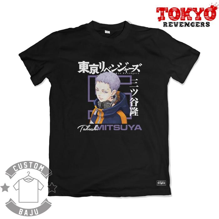 Gambar Kaos Takashi Mitsuya Tokyo Manji Gang Anime Tokyo Revengers 631 - L dari origins by custombaju undefined Tokopedia