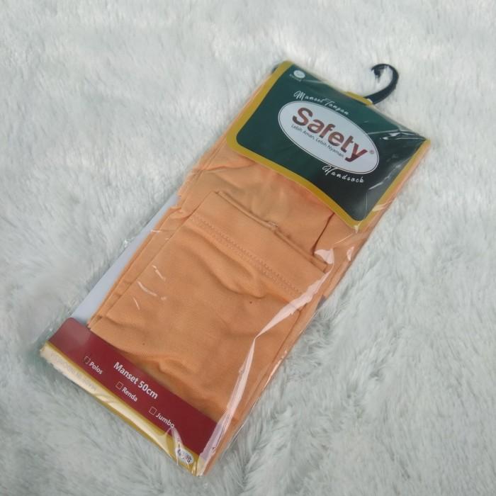 Gambar Manset Tangan Jumbo Panjang 50 cm Wanita / Pria Bahan Kaos Adem dan Nyaman - SAFETY - Kuning Kunyit dari Syafika Store_NEW undefined Tokopedia