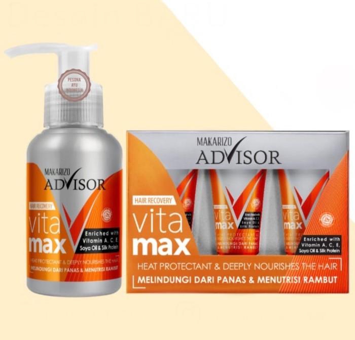 Gambar MAKARIZO Advisor Hair Recovery Vitamax 50 mL - Vitamax 50ml/8ml - Vitamax 50ml dari @Beautyisyourss undefined Tokopedia