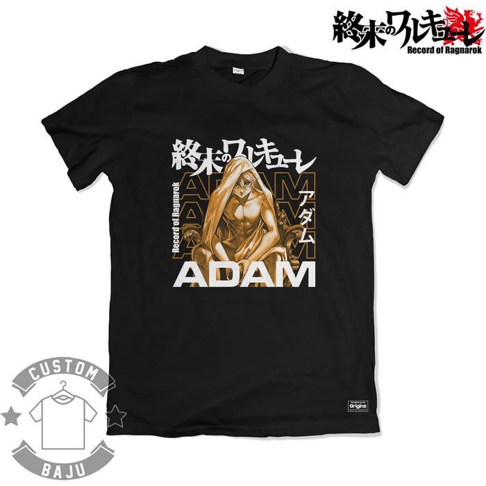 Gambar Kaos Adam Anime Shuumatsu no Valkyrie Record Of Ragnarok 619 - L dari origins by custombaju undefined Tokopedia