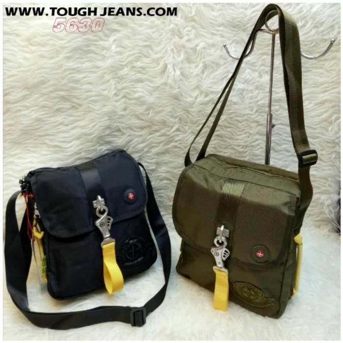Gambar Tas Selempang Tough Army 5630 - Hitam dari Fisyan Store undefined Tokopedia