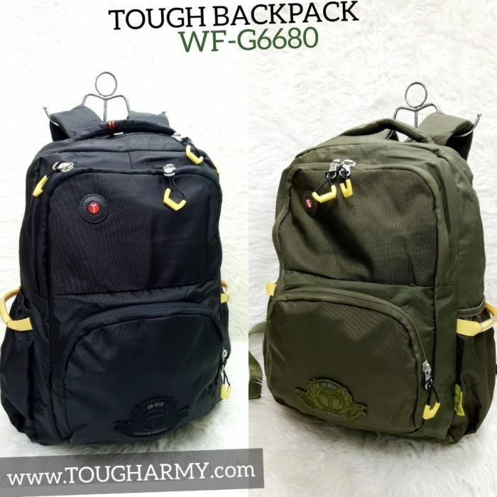 Gambar Tas Ransel Tough Army 6680 - Hitam dari Fisyan Store undefined Tokopedia
