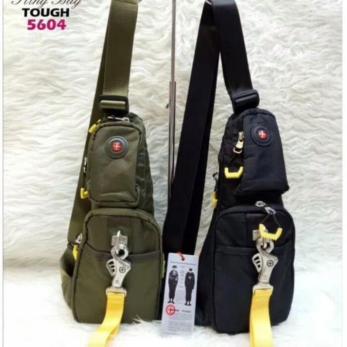 Gambar Tas Selempang Tough Army 5604 - Hitam dari Fisyan Store undefined Tokopedia
