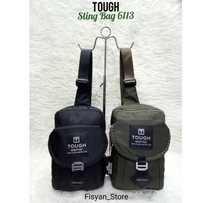 Gambar Tas Selempang Tough Army 6113 - Hitam dari Fisyan Store undefined Tokopedia