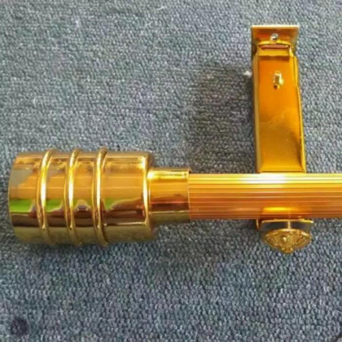 Gambar Besi Rel Gorden Jendela Minimalis Pipa Hordeng - Kuning, 100cm komplit - Kuning, 50cm komplit dari CURTAINS SHOP undefined Tokopedia