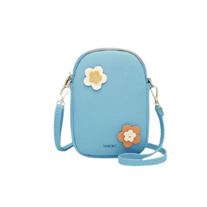Gambar SYAA Fashion- Zalina - Tas HP - Tas Selempang Wanita - Biru dari FASHION ROYAL PURI undefined Tokopedia