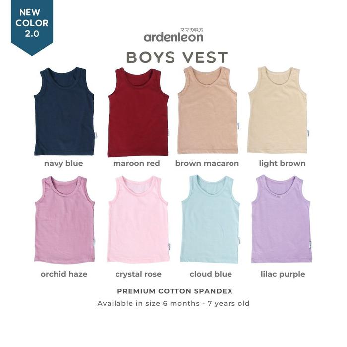 Promo ARDENLEON Boys Vest Singlet 2.0 