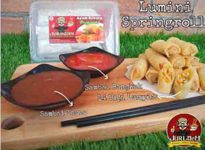 Gambar Frozen Lumpia Mini Rebung 5 pcs + Free Sambal Bangkok & Sambal Tauco dari EV Frozen Food undefined Tokopedia