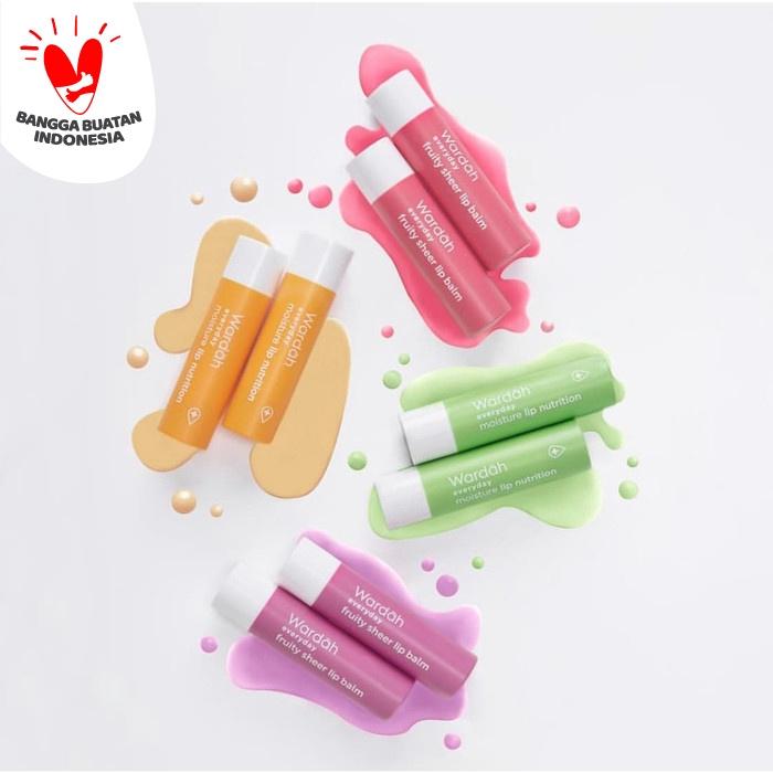 Gambar WARDAH Everyday Fruity Sheer Lip Balm Bibir Lembab Sehat Natural - Balm Strawberry dari @Beautyisyourss undefined Tokopedia