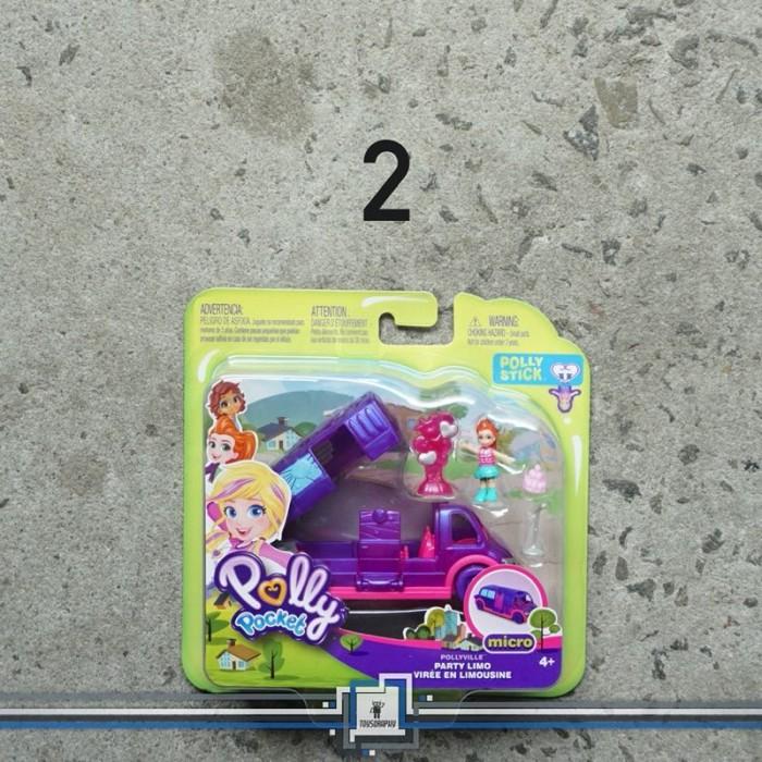 Gambar Polly Pocket Micro Vehicle PARTY LIMO / ICE CREAM TRUCK Pollyville - Ungu dari Toysgraphy undefined Tokopedia