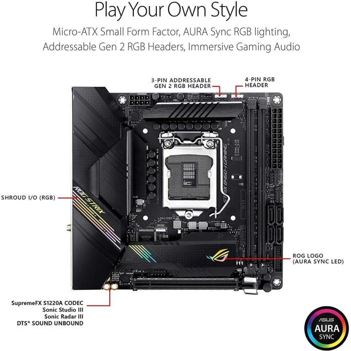 Strix B460 Lga 1200 Motherboard Mini Itx Jual ASUS ROG Strix B460