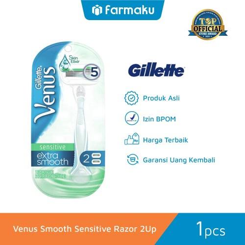Gambar Gillette Venus Smooth Sensitive Razor 2 Up 1S dari Farmaku undefined Tokopedia