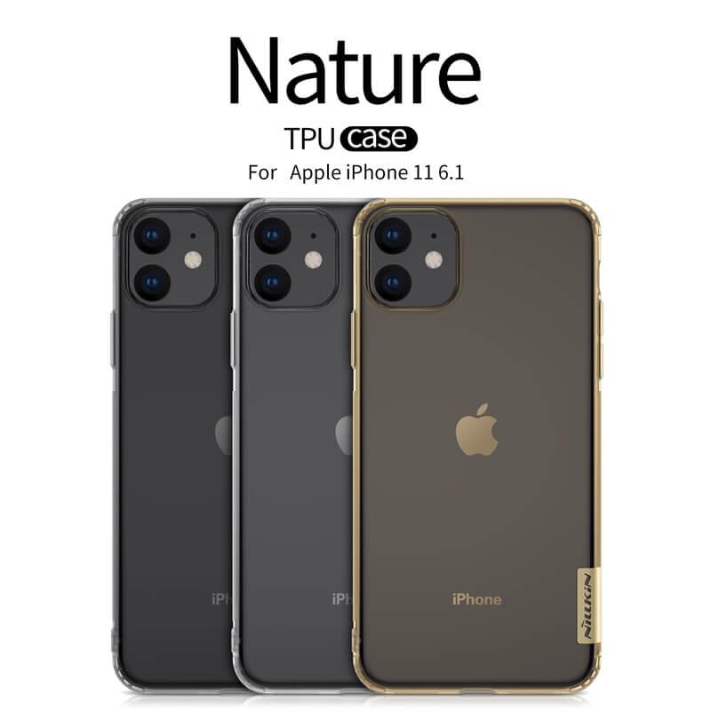 IPHONE 11 6.1 NILLKIN NATURE ORIGINAL SOFT CASE SILICONE CLEAR COVER