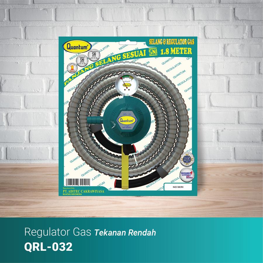 Selang & Regulator Gas Quantum QRL - 032