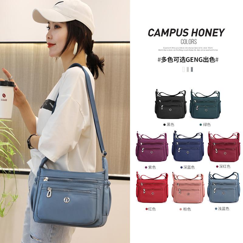 Tas Selempang Wanita / Tas Selempang Nylon Wanita Waterproof NJ79 - GREEN