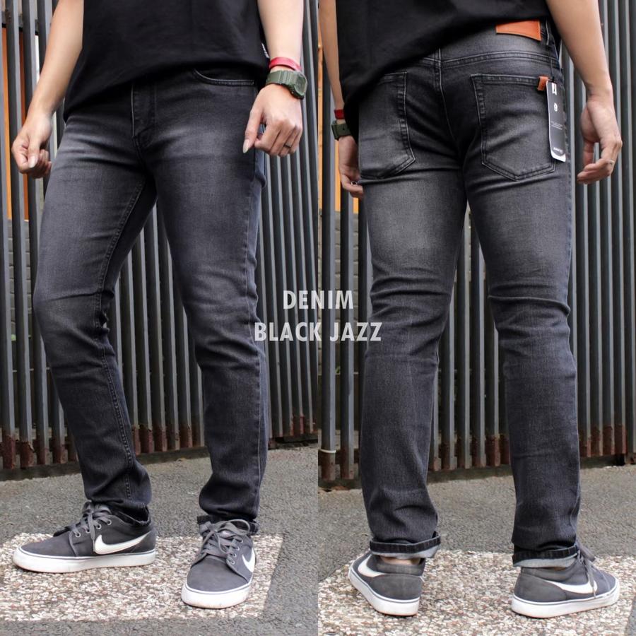 Celana Jeans Panjang Pria Big Size/Celana Pria Slimfit Size jumbo 5 XL