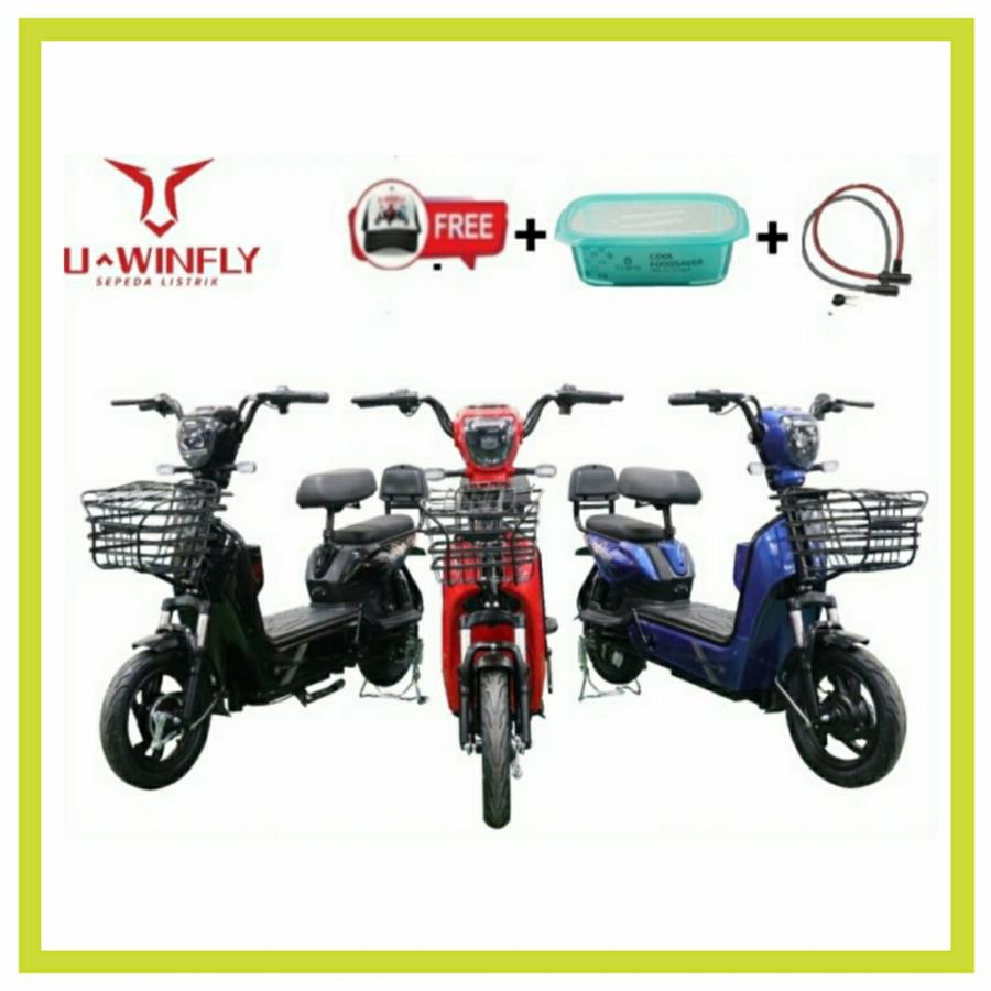 Uwinfly Sepeda Listrik Dragon Fly Electric Bike Bicycle Bebas Polusi