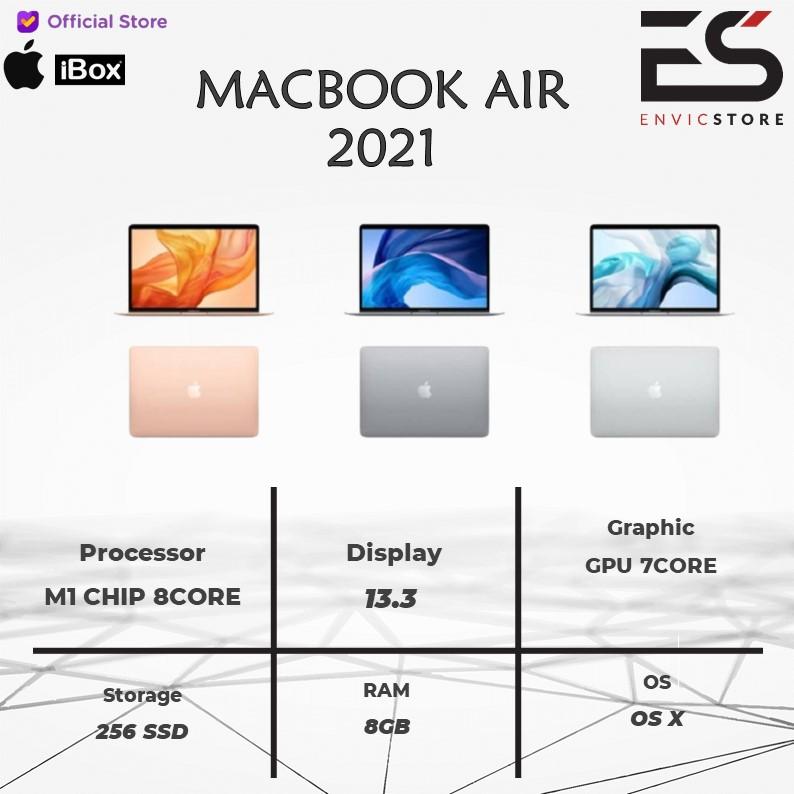Apple Macbook Air 2020 M1 Chip 256GB SSD 8GB GARANSI RESMI IBOX