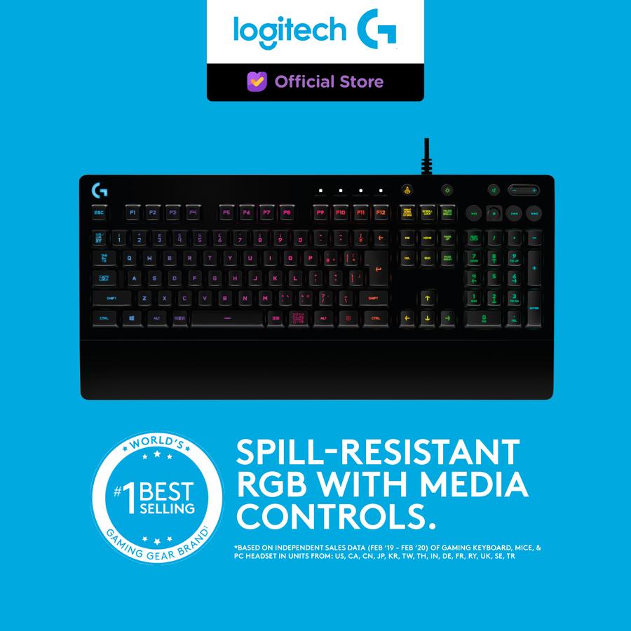 Logitech G213 Prodigy Keyboard Gaming RGB Lighting