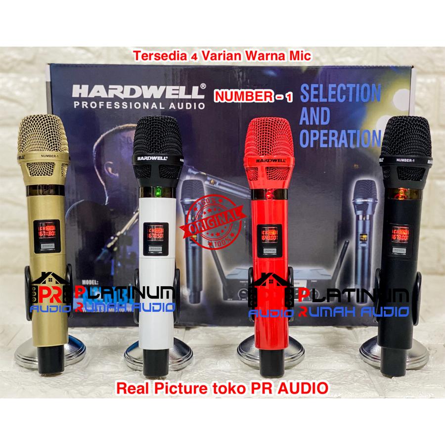Mic Wireless HARDWELL NUMBER 1 / NUMBER1 (ORIGINAL) 2 Mic Handheld !!!