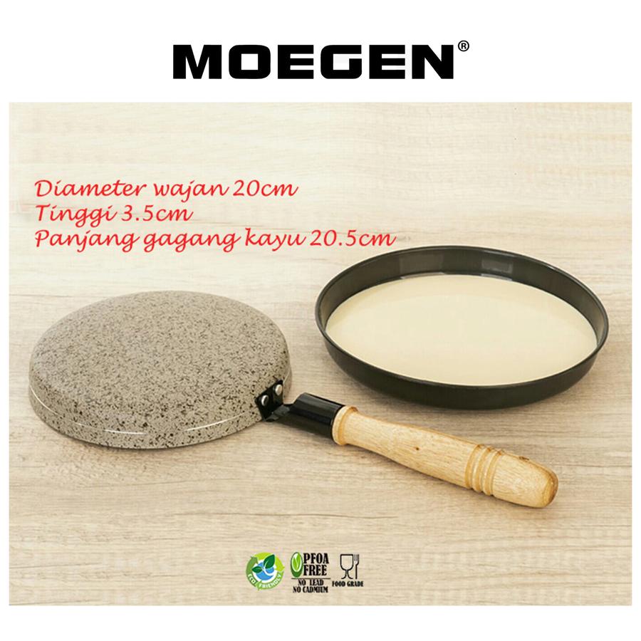 Crepe Maker MOEGEN Marble / Crepes Wajan Terbalik Kwalik
