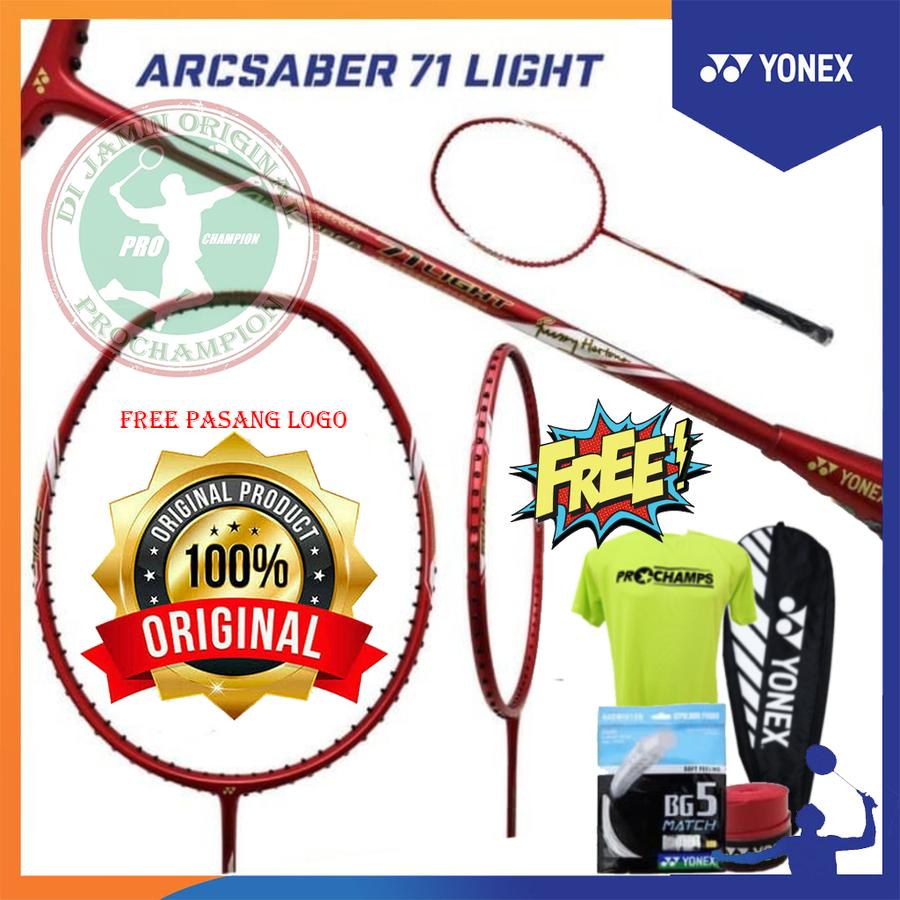 YONEX ARCSABER 71 LIGHT RUDY HARTONO RAKET BADMINTON ORIGINAL