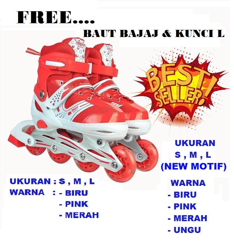 Sepatu Roda Inline Anak Anak Skate Bisa Roda Bajaj Lengkap Baut L
