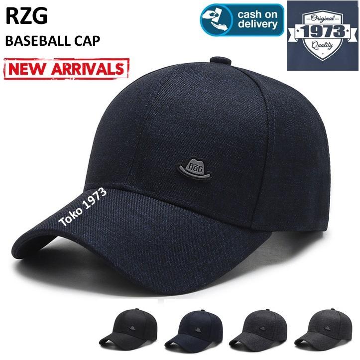 Baseball cap : RZG - Topi baseball topi pria topi wanita - LIGHT GRAY