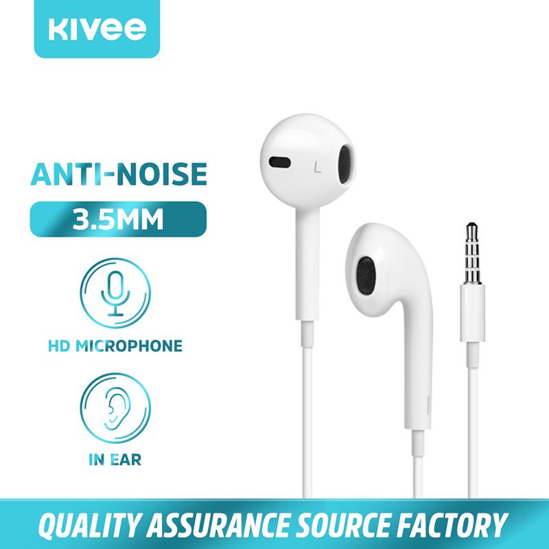 headset Original in-ear earphone musik asli universal 3.5mm Android - Putih