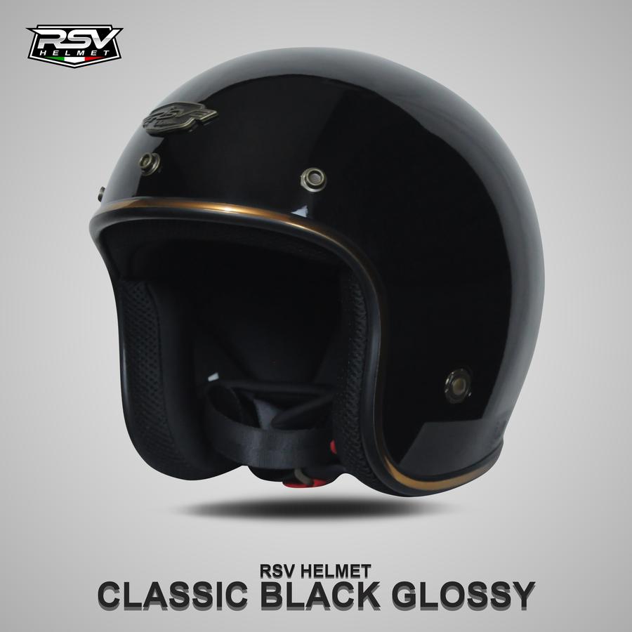 HELM RSV CLASSIC BLACK GLOSSY