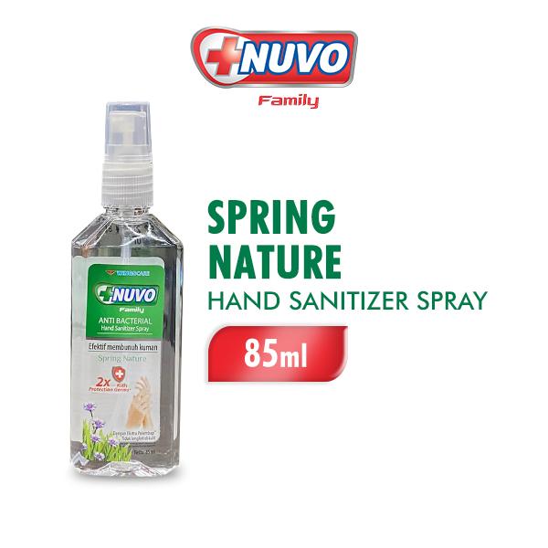 Nuvo Hand Sanitizer Spray Spring Nature 85 ml Nuvo Hand Sanitizer Spray Spring Nature 85 ml