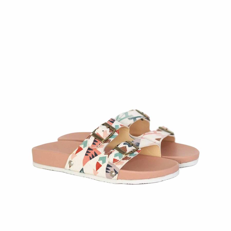 MINISO Sandal Kamar Mandi Sendal Selop Wanita Lembut Motif Sarang Madu