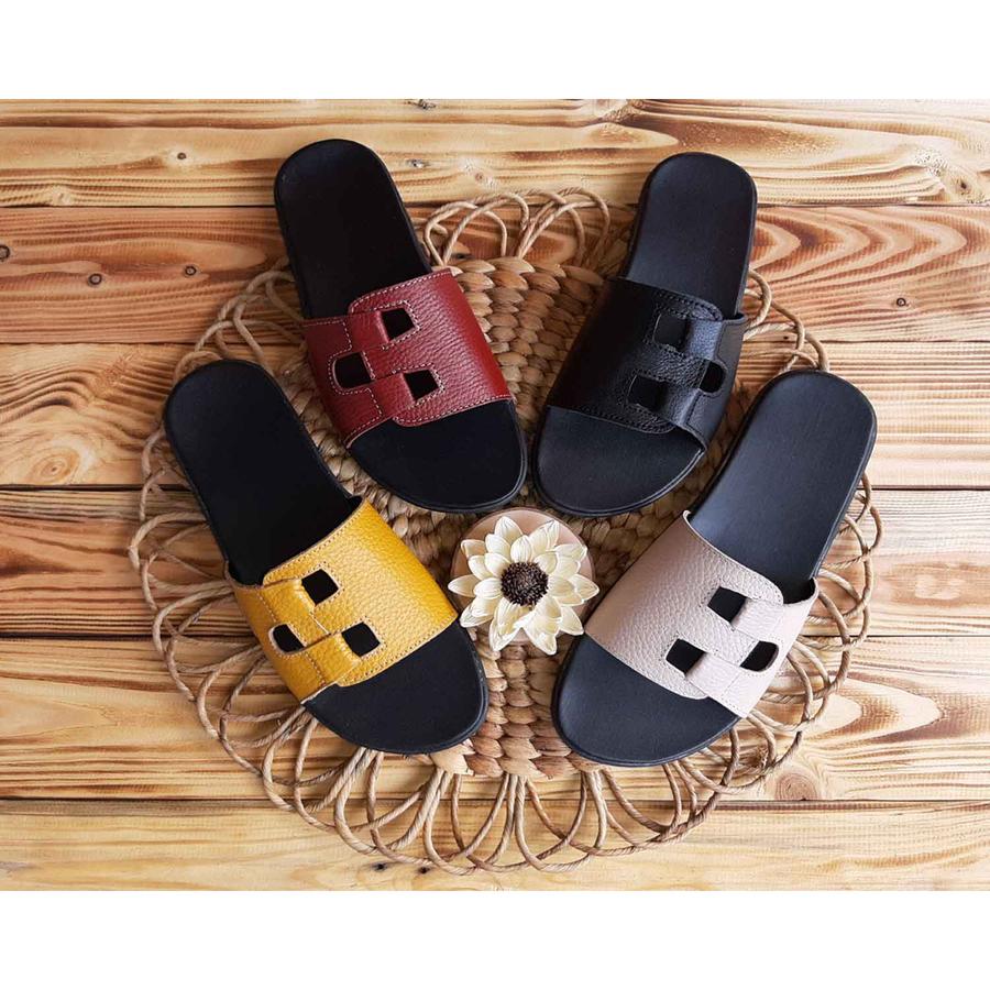 Sandal Wanita Kulit Kaca Mata