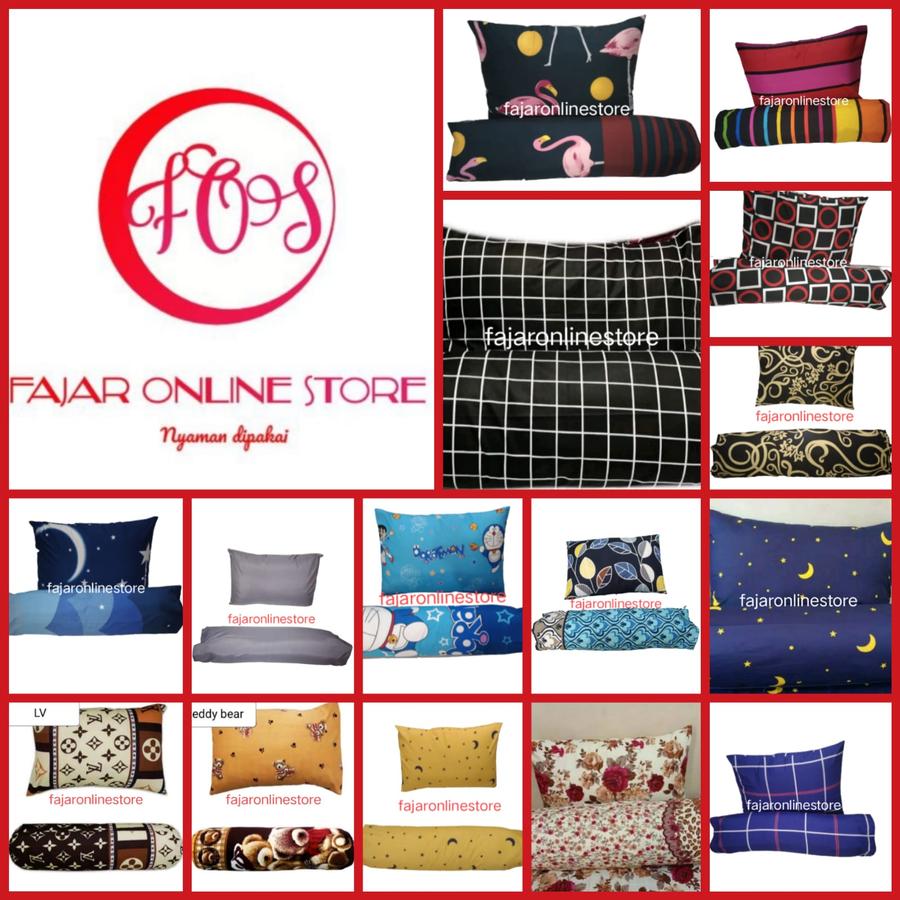 set sarung bantal & ssrung guling