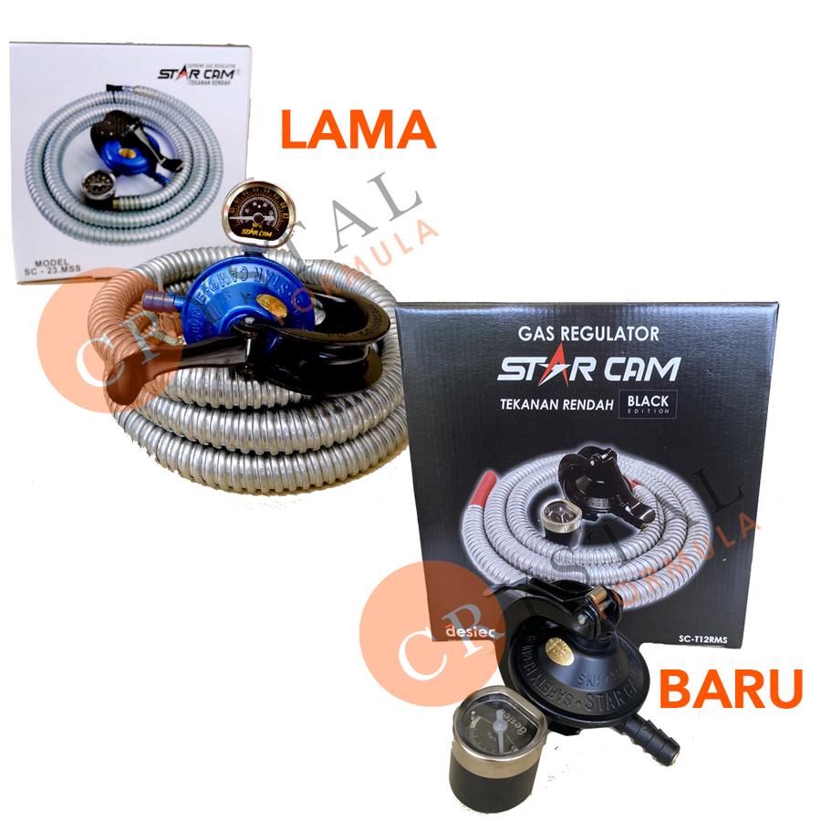 Regulator Gas LPG StarCam Destec SC-23MSS Star Cam 23MSS Meter Selang