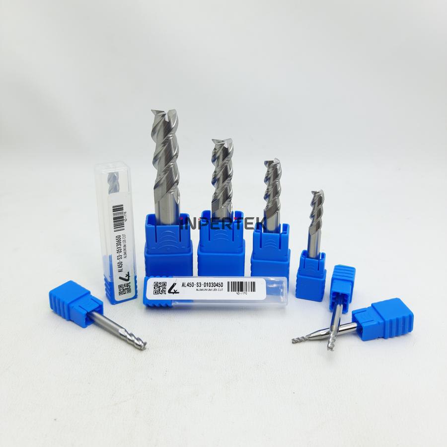 Endmill 16 3F Lexees Endmill Aluminium 16 X 150L HRC45 End mill Carbide 16mm