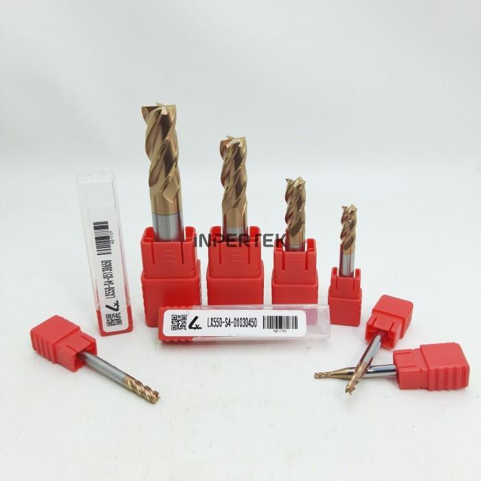 Endmill 6 4F R0.5 HRC55 Carbide LEXEES End Mill LX550 Corner Radius Cutter Milling