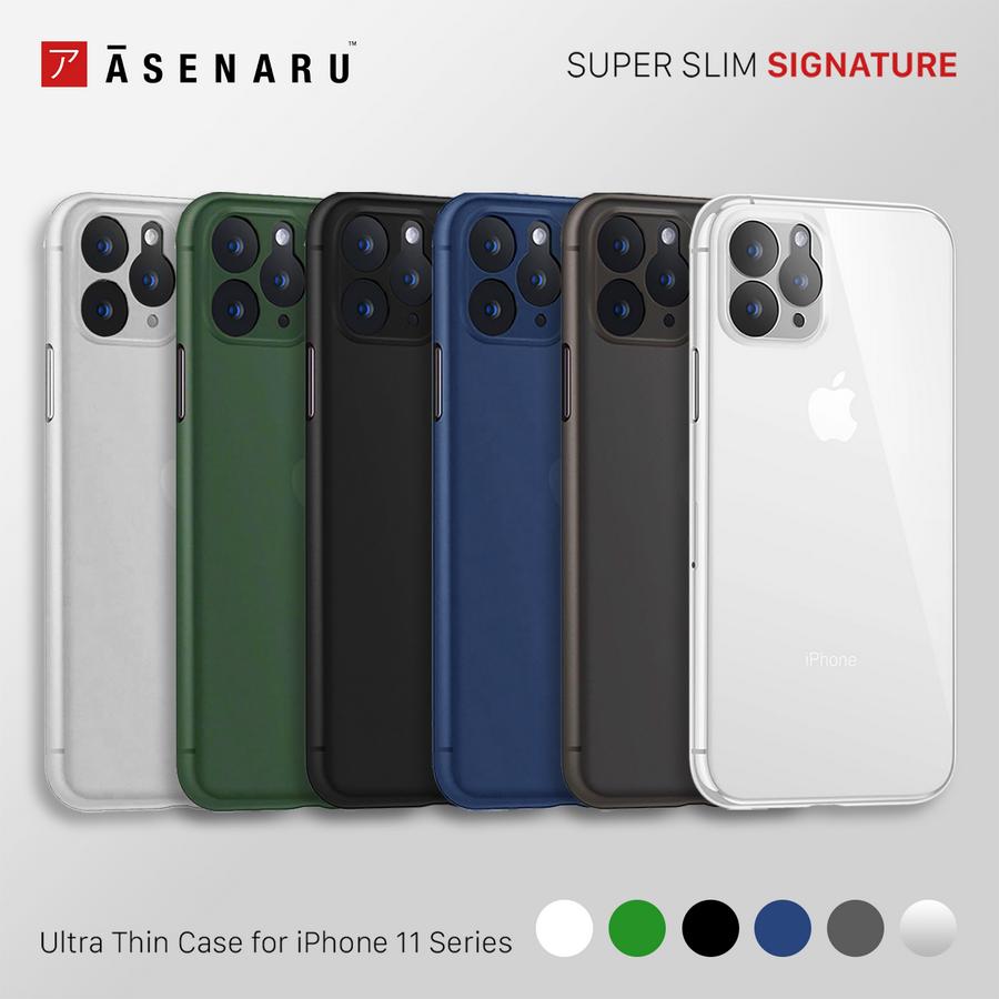 Asenaru iPhone 11/Pro/Max Case Super Slim Signature Casing