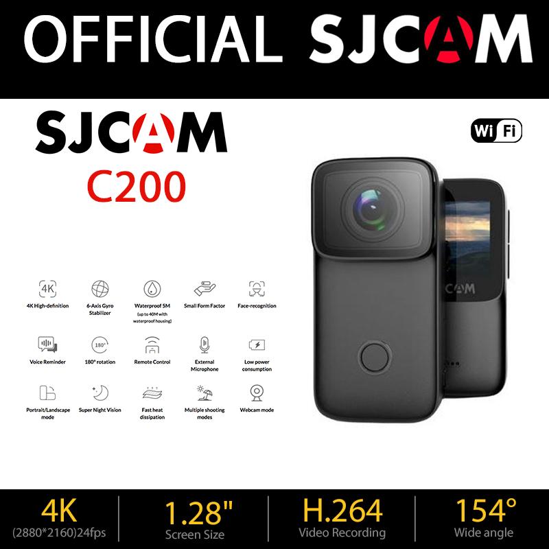 SJCAM C200 Body Cam thumb magnetic mini Action Camera
