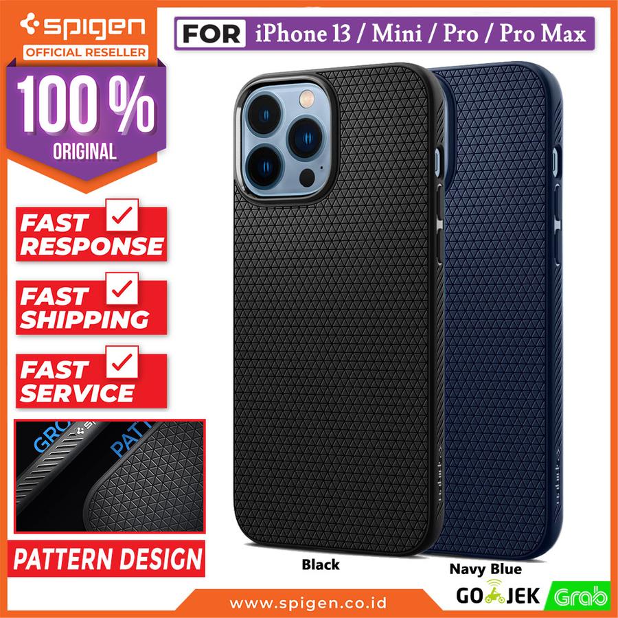 Case iPhone 13 Pro Max 13 Mini Spigen Liquid Air Softcase TPU Casing