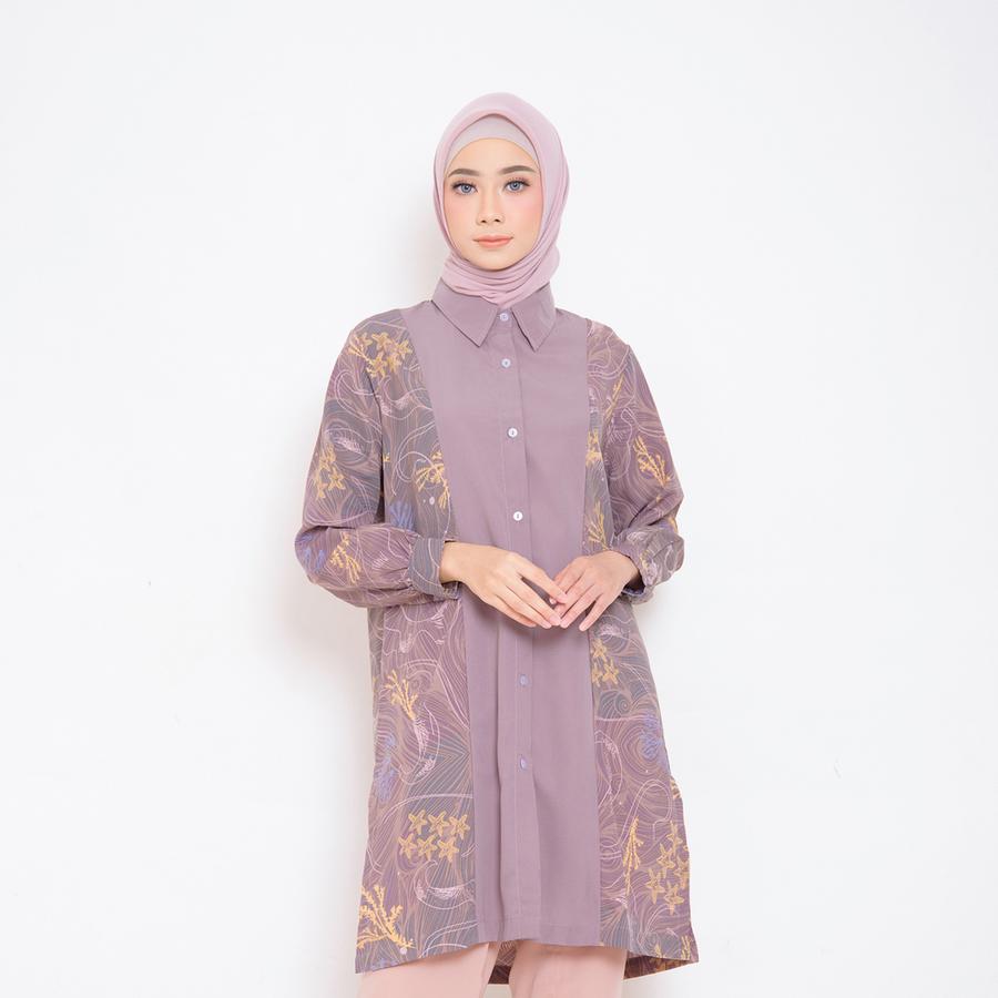 ZM Zaskia Mecca - Mine Brown Tunik - Jelita Indonesia Edisi Derawan