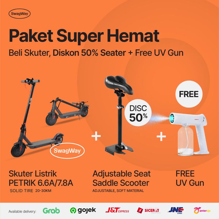 Skuter listrik elektrik Like xiaomi mijia 8.5 Inch Electric Scooter - 15-20KM 6.6A