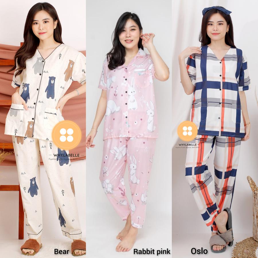 baju tidur wanita/piyama wanita/baju tidur murah MOTIF FLAMBOYAN