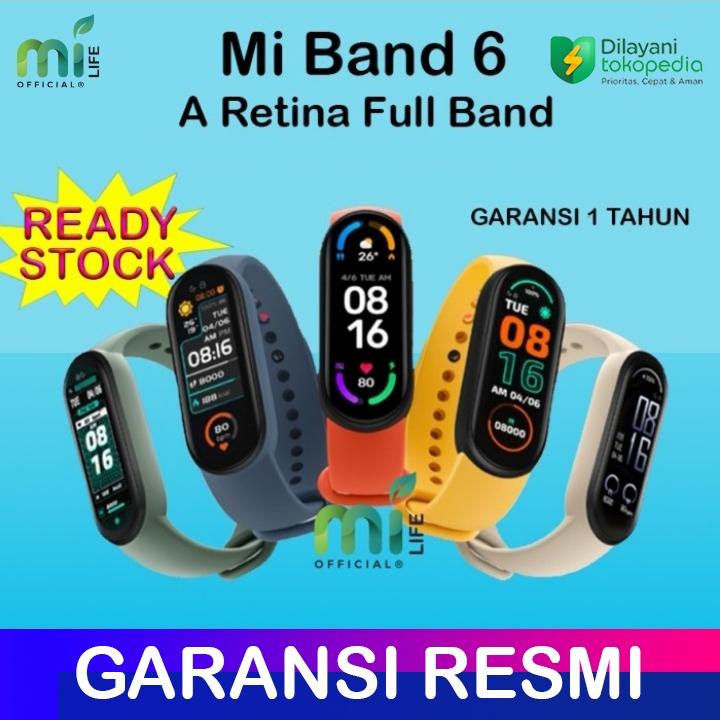 MI BAND 6 SMARTBAND AMOLED FULL SCREEN SPO2 SMART WATCH MIBAND6 - GLOBAL VERSION