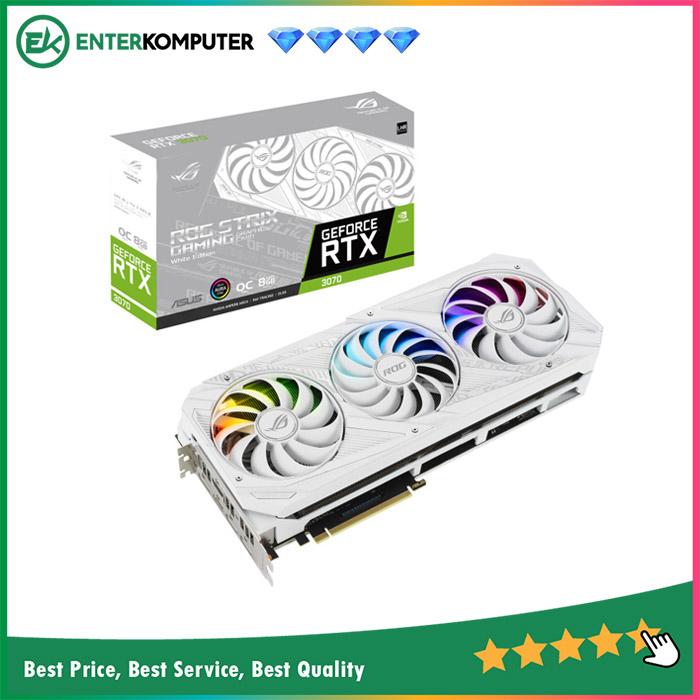 Asus GeForce RTX 3070 8GB GDDR6 ROG Strix-V2 OC White Edition