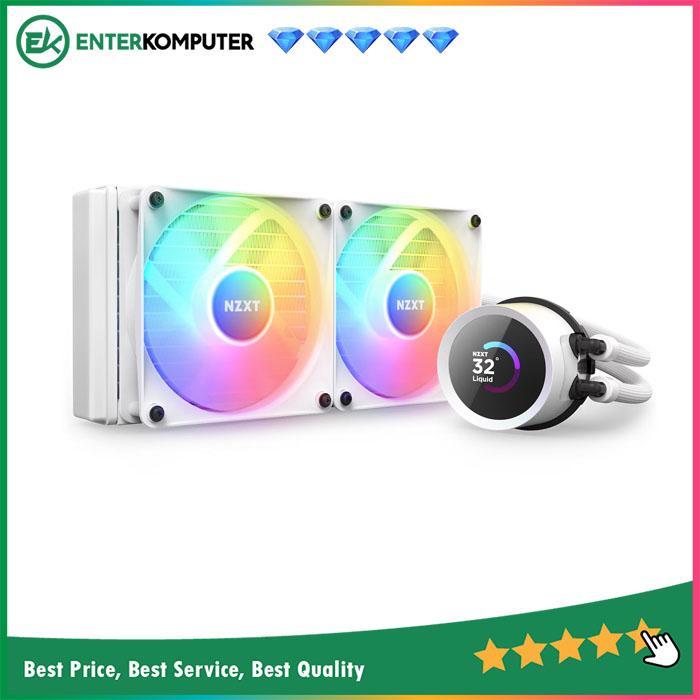 NZXT Kraken 240 RGB White 240mm AIO Liquid Cooler